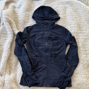 Lululemon Athletica Navy Hooded Utility Jacket